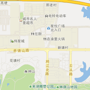 合肥宿亳滁池州淮北南阜阳蚌埠六安庆芜湖铜陵宣城黄山市区地图画